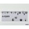 Triton Products (1) 30 In. W x 12 In. H White Epoxy 18-Gauge Steel Square Hole Pegboard Strip LBS-3W - alternate 4